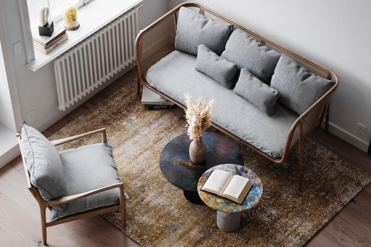 visualization rendering 3d living room modern