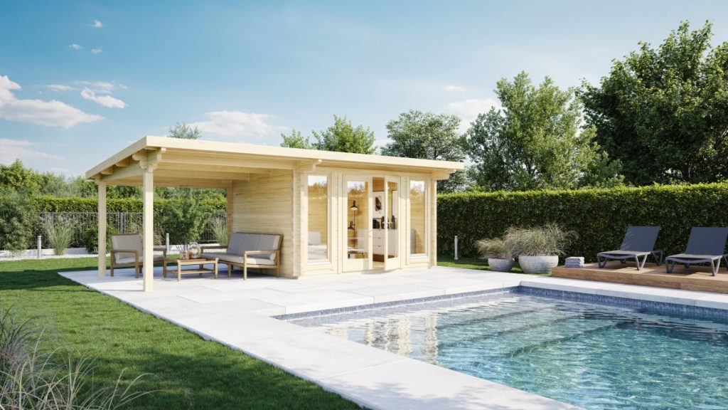 architektur visualisierung gartenhaus schwimmbad luxus 2